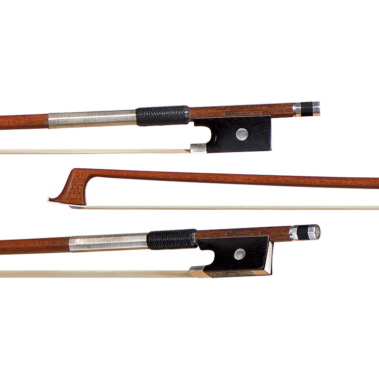Benoit Rolland silver-mounted violin bow