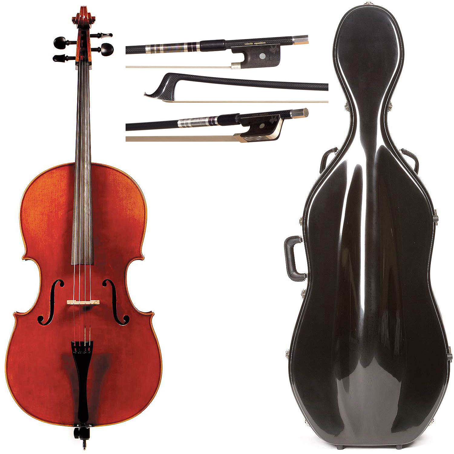 4/4 Jay Haide Montagnana Model Cello Outfit | Johnson String