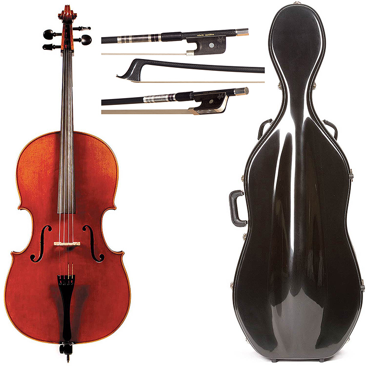 4/4 Jay Haide Montagnana Model Cello Outfit