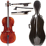4/4 Jay Haide Stradivari Model Cello Outfit