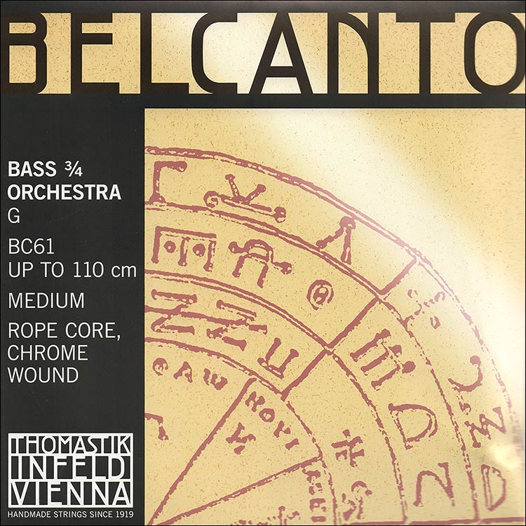 Belcanto 3/4 Bass G String: Medium