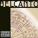 Belcanto 3/4 Bass Long E (C ext.) - Chrome/Rope Core, Medium