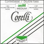 Corelli Nickel 3/4 Bass String Set: Medium