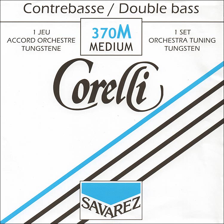 Corelli Tungsten 3/4 Bass String Set: Medium