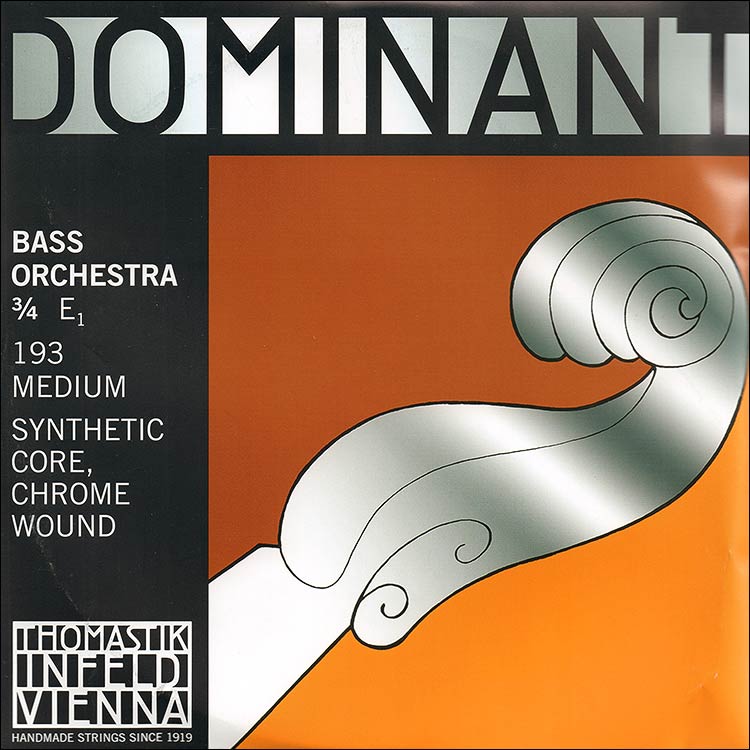 Dominant 3/4 Bass E String: Medium