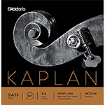Kaplan Solo 3/4 Bass String Set: Medium