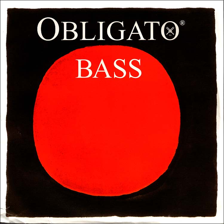 Obligato Solo 3/4 Bass String Set: Medium