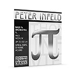 Peter Infeld 3/4 Bass A string - Chrome/spiral rope, medium