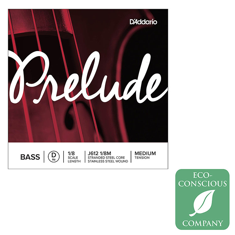Prelude 1/8 Bass D String: Medium