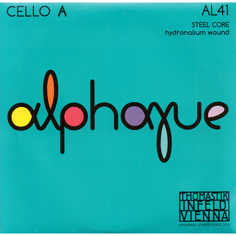 Alphayue Cello A String - Hydrolium/ Steel: Medium