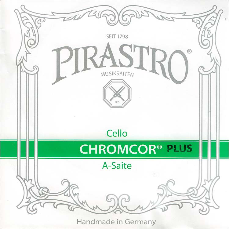 Chromcor Plus Cello A String - chr/steel: Medium