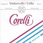 Corelli Cello A String - alloy-alum/steel: Medium