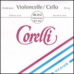Corelli Cello D String - alloy/steel: Medium