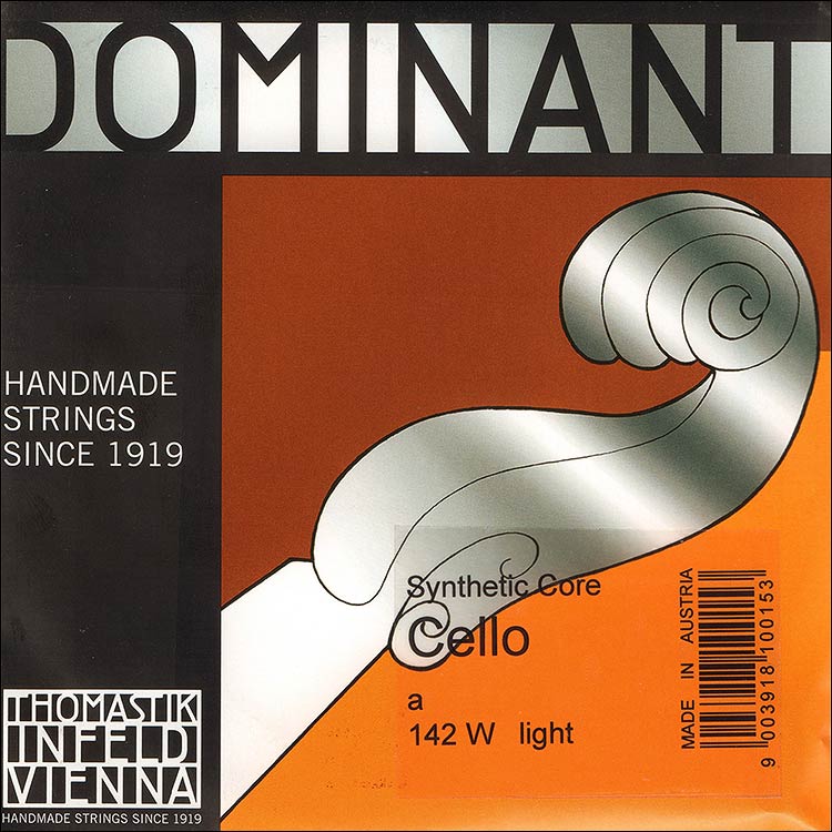 Dominant Cello A String - chr/perlon: Thin/weich