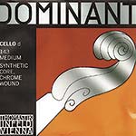 Dominant Cello D String - chr/perlon: Medium