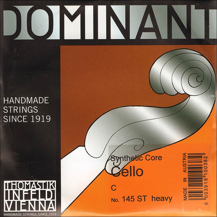 Dominant Cello C String - chr/perlon: Thick/stark