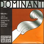 Dominant 3/4 Cello A String - chr/perlon: Medium