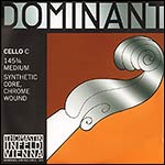 Dominant 3/4 Cello C String - chr/perlon: Medium