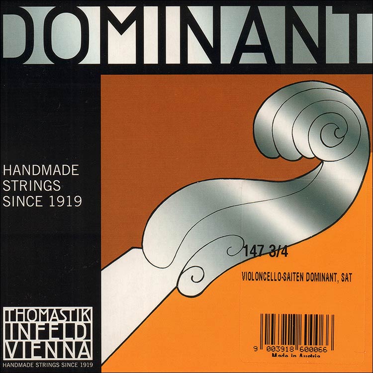 Dominant 3/4 Cello String Set - Medium