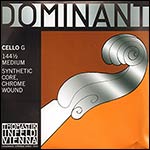 Dominant 1/2 Cello G String - chr/perlon: Medium
