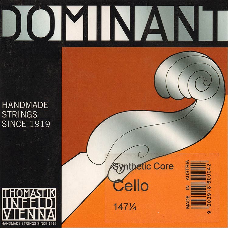 Dominant 1/4 Cello String Set - Medium