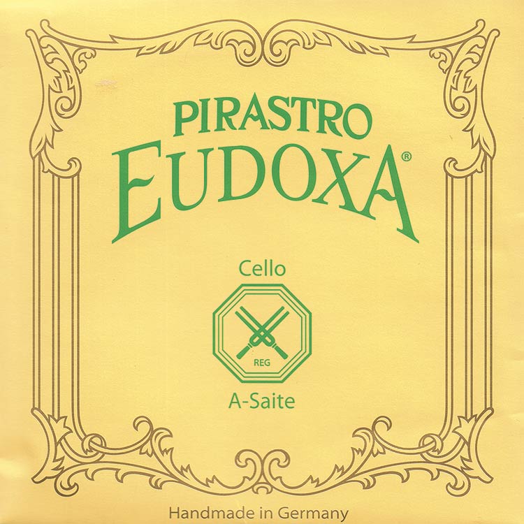 Eudoxa Cello A String - alum/gut, 21 1/2: Ball