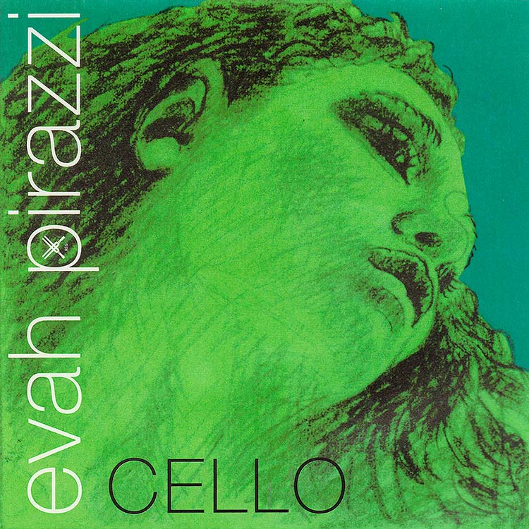 Evah Pirazzi 3/4-1/2 Cello D String - chr/steel: Medium