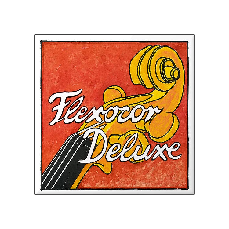 Flexocor Deluxe Cello A - chromesteel/steel, Medium