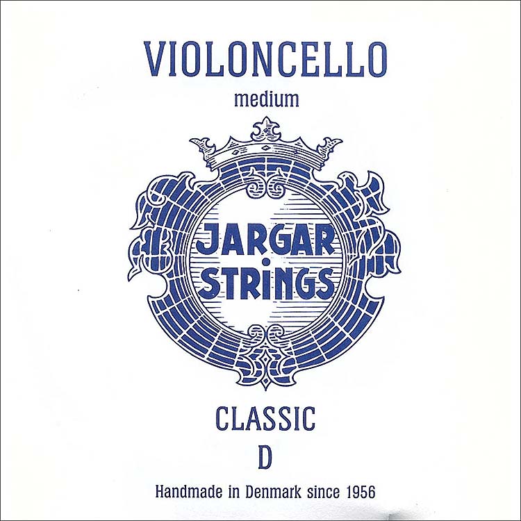 Jargar Cello D String - chr/steel: Medium