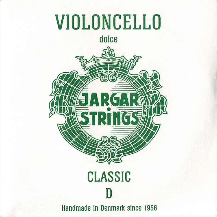 Jargar Cello D String - chr/steel: Thin/dolce