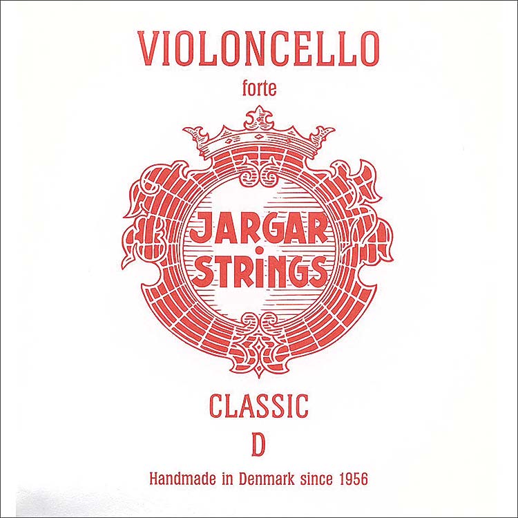 Jargar Cello D String - chr/steel: Thick/forte
