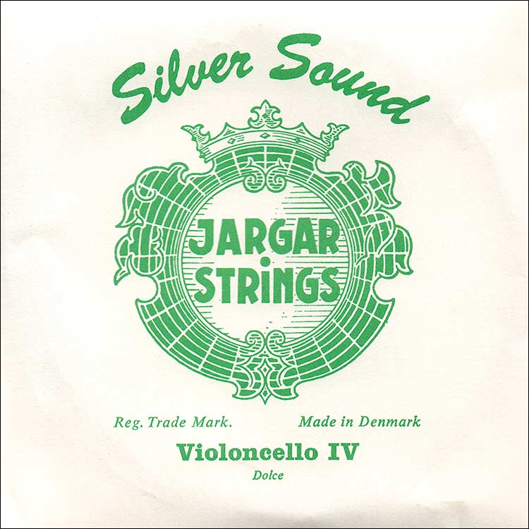 Jargar Cello C String - silver/steel: Thin/dolce