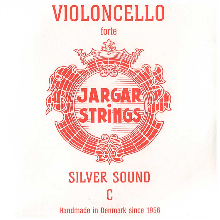 Jargar Cello C String - silver/steel: Thick/forte