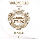 Jargar Superior Cello D String - chr/steel: Medium