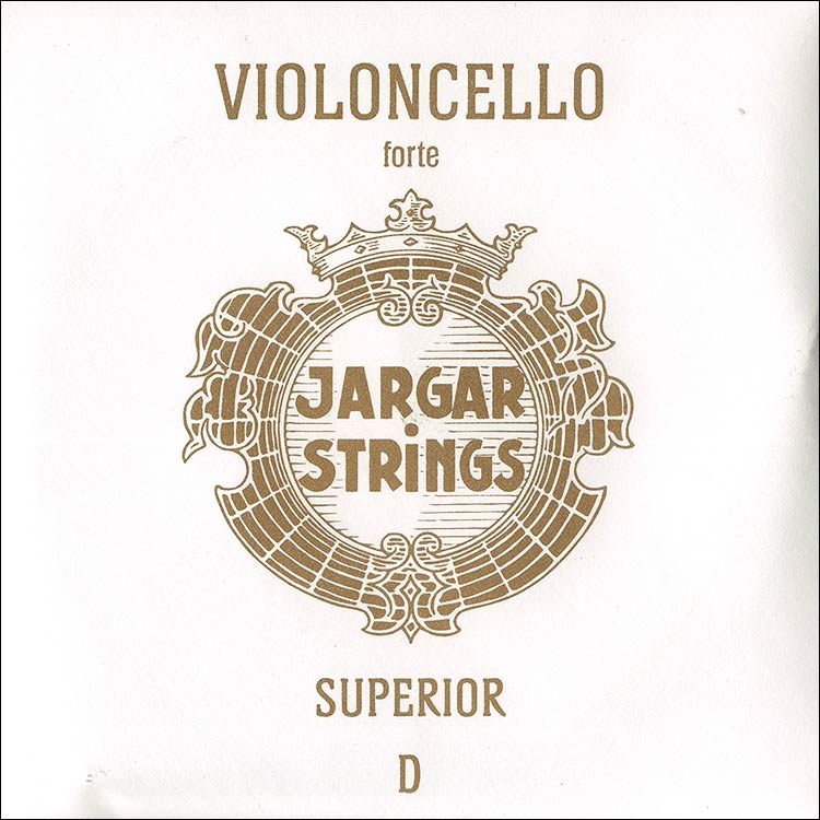 Jargar Superior Cello D String - chr/steel: Thick/Forte