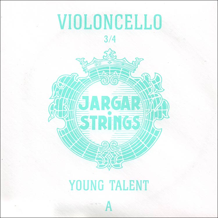 Jargar Young Talent 3/4 Cello A String - chrome/steel: Medium