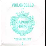 Jargar Young Talent 3/4 Cello D String - chrome/steel: Medium