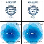 Special Cello String Set: Jargar A & D and Helicore G & C