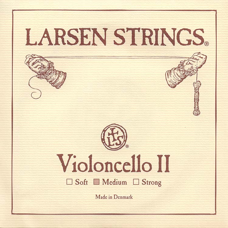 Larsen Cello D String - alloy/steel: Medium