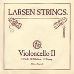 Larsen Cello D String - alloy/steel: Medium