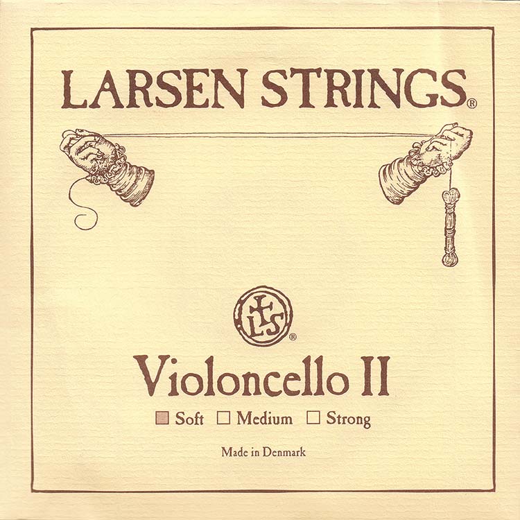 Larsen Cello D String - alloy/steel: Soft
