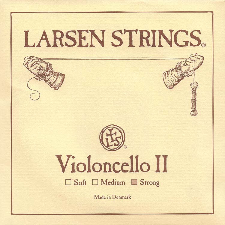 Larsen Cello D String - alloy/steel: Strong