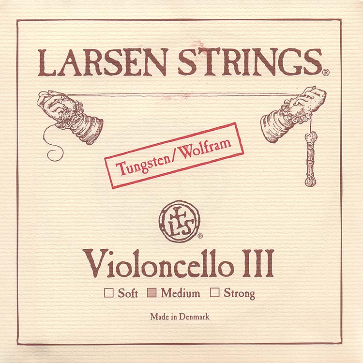 Larsen Cello G String - tungsten/steel: Medium