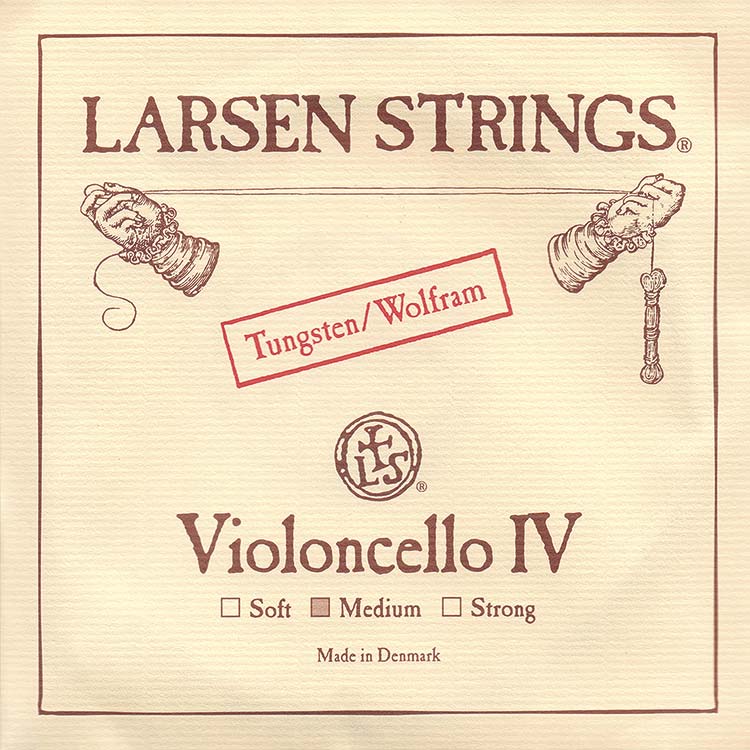 Larsen Cello C String- tungsten/steel: Medium