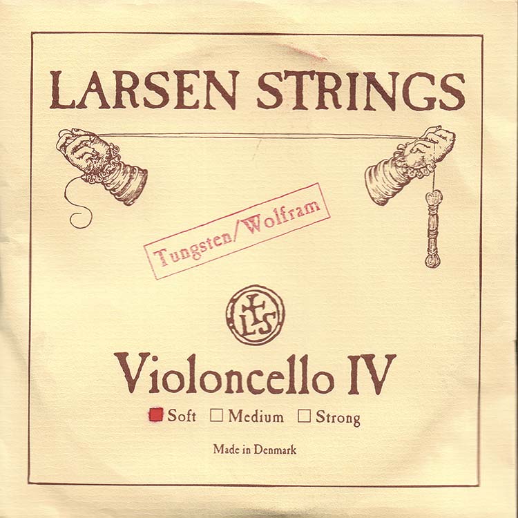 Larsen Cello C String: Soft - tungsten/steel