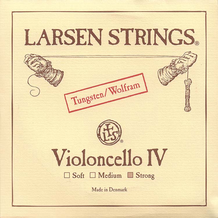Larsen Cello C String - Tungsten Wound on Steel: Strong