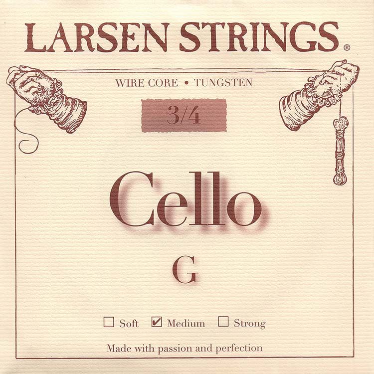Larsen 3/4 Cello G String - tungsten/steel: Medium