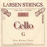Larsen 3/4 Cello G String - tungsten/steel: Medium