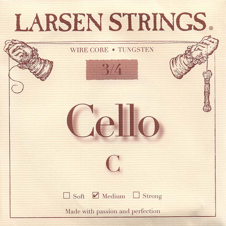Larsen 3/4 Cello C String - tungsten/steel: Medium