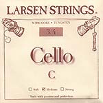 Larsen 3/4 Cello C String - tungsten/steel: Medium